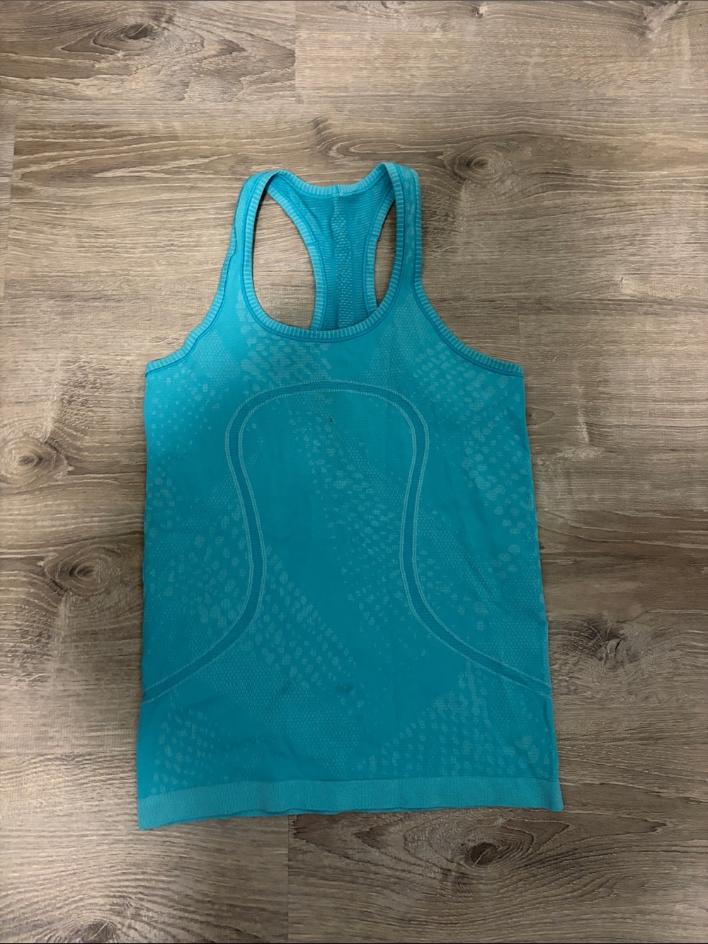 lululemon athletica Teal Racerback Seamless Tank
